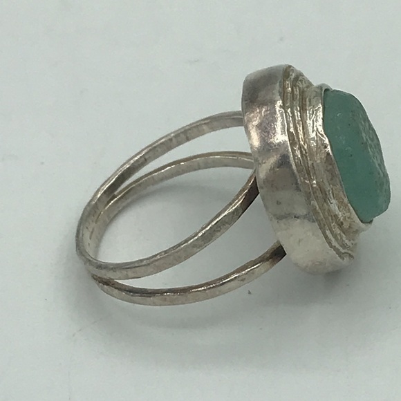 Oceanic Roman glass ring, size 6 - Picture 2 of 8